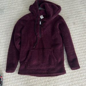 Sherpa half zip jacket